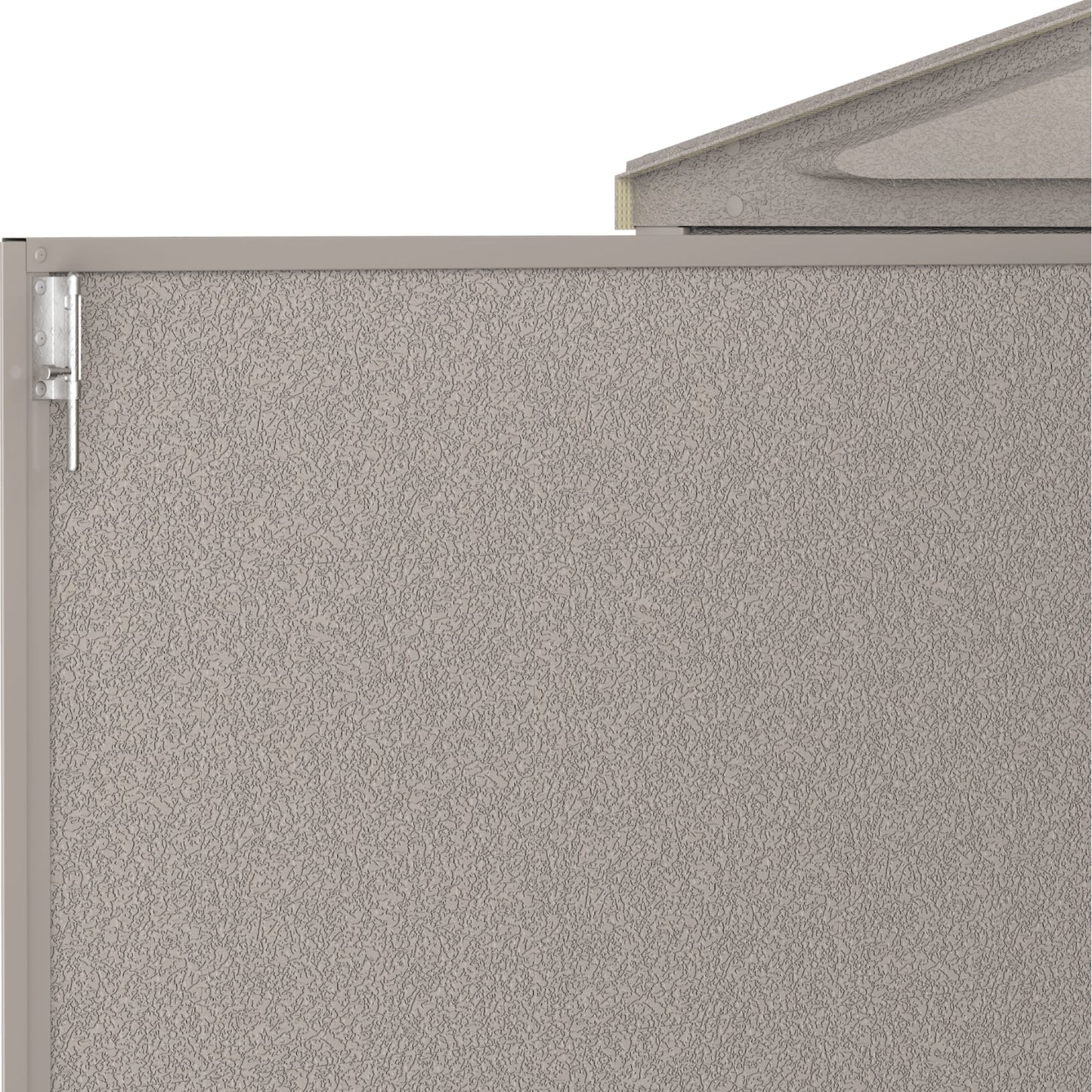 W10.5 ft Large Vinyl Storage Shed with Foundation, 2 Windows & Side Doors