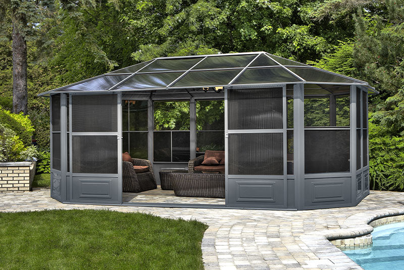 Gazebo Penguin Florence Solarium 12 Ft. x 18 Ft.