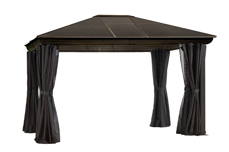 Gazebo Penguin Venus Gazebo with Metal Roof 10 Ft. x 12 Ft.