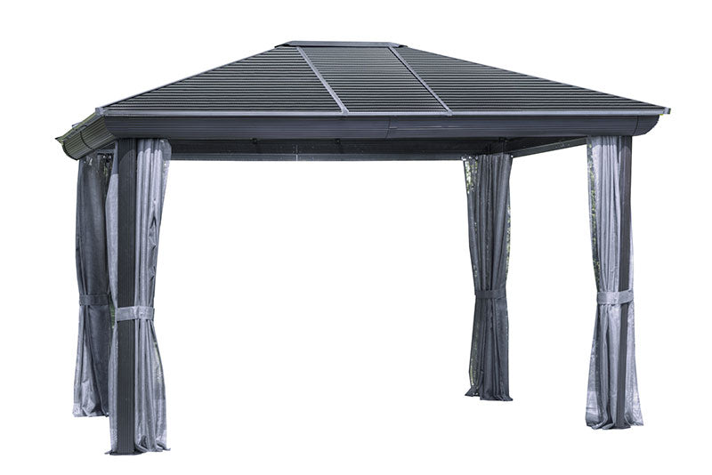Gazebo Penguin Venus Gazebo with Metal Roof 10 Ft. x 12 Ft.