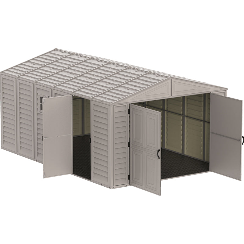 10×15 ft Vinyl Garage, Vinyl Storage Shed