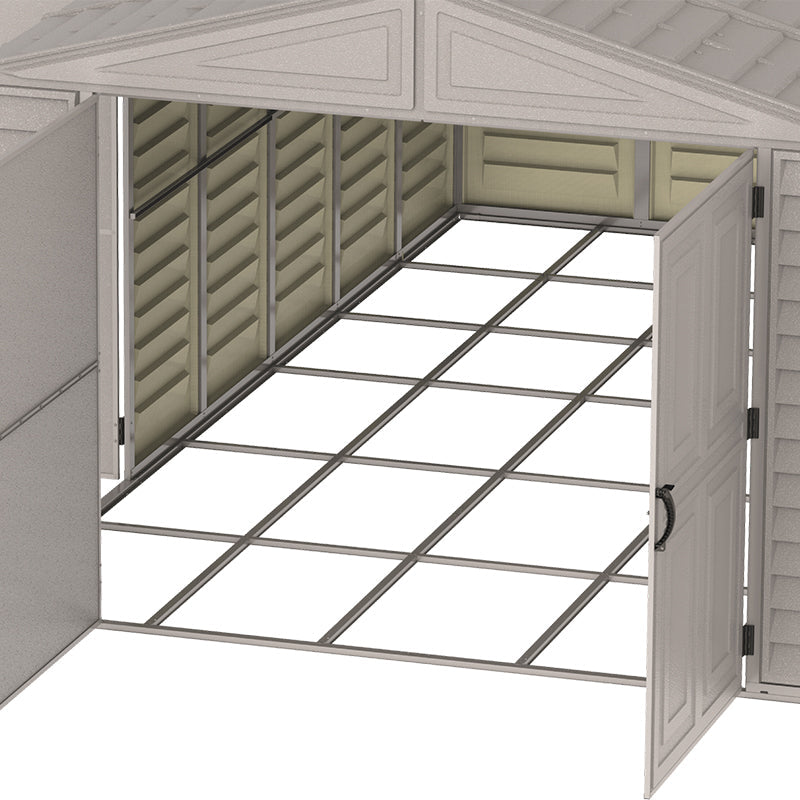 10×15 ft Vinyl Garage, Vinyl Storage Shed