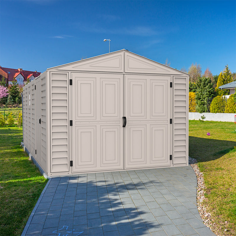 10×15 ft Vinyl Garage, Vinyl Storage Shed