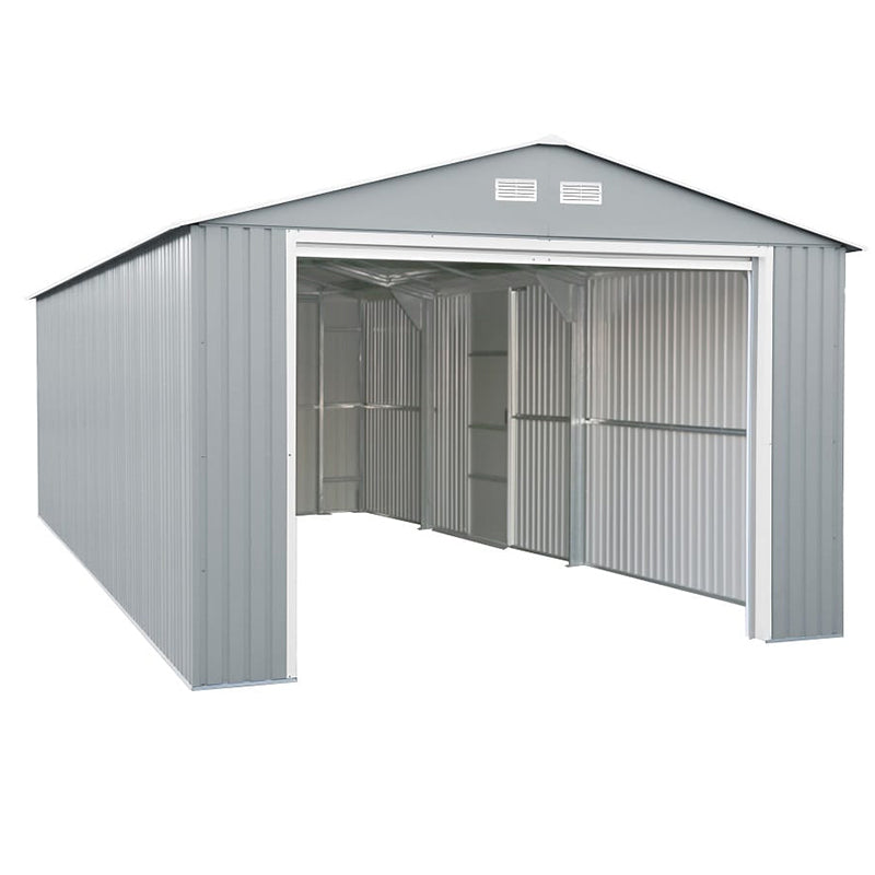 12x26 ft Metal Garage, Metal Storage Shed