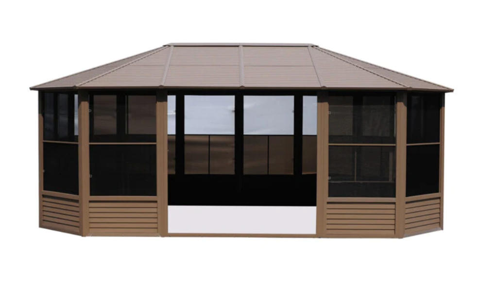 Gazebo Penguin Florence Solarium with Metal Roof 12 Ft. x 18 Ft.