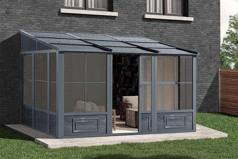 Gazebo Penguin Florence Add-A-Room with Metal Roof 10 Ft. x 12 Ft.