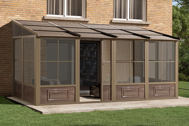 Gazebo Penguin Florence Add-A-Room with Metal Roof 8 Ft. x 16 Ft.