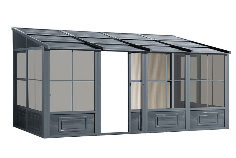 Gazebo Penguin Florence Add-A-Room with Metal Roof 10 Ft. x 16 Ft.