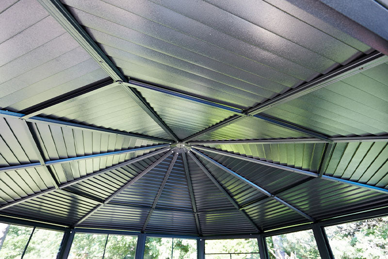 Gazebo Penguin Florence Solarium with Metal Roof 12 Ft. x 15 Ft.