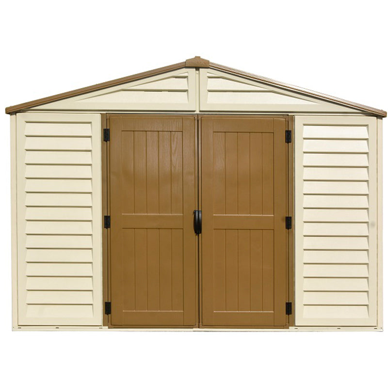 10×13 ft Plus Vinyl Storage Shed With Foundation