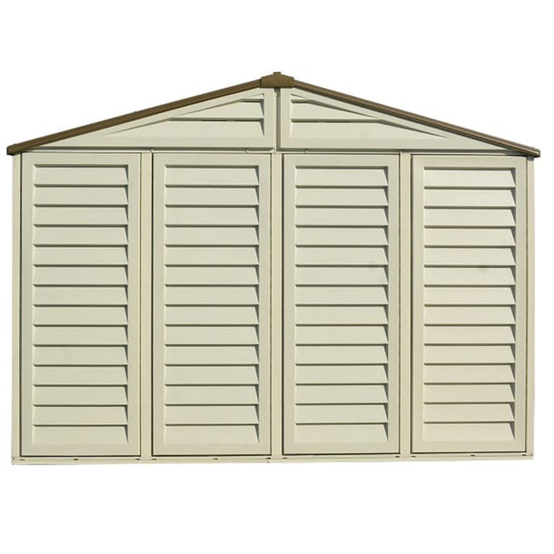 10×8 ft Plus Vinyl Storage Shed With Foundation