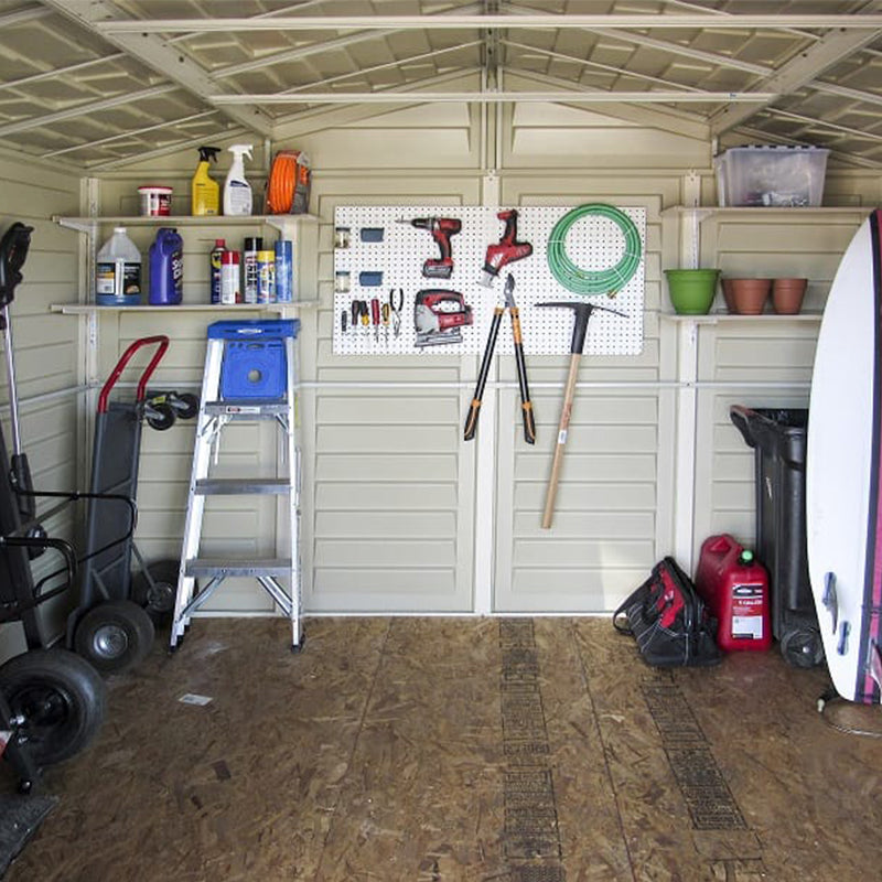 10×8 ft Plus Vinyl Storage Shed With Foundation