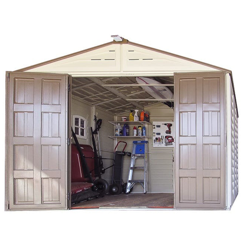 10×8 ft Plus Vinyl Storage Shed With Foundation