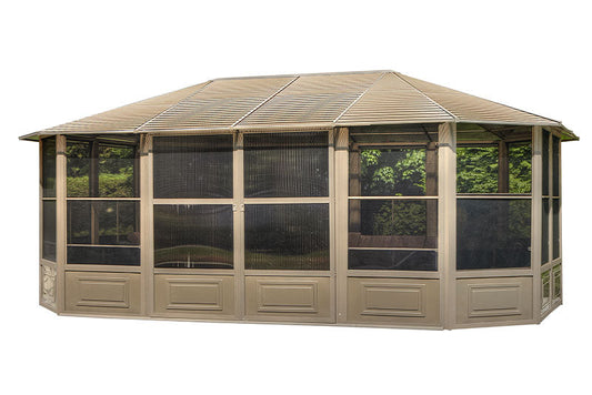 Gazebo Penguin Florence Solarium with Metal Roof 12 Ft. x 18 Ft.