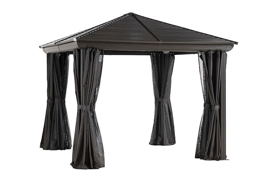 Gazebo Penguin Venus Gazebo with Metal Roof 10 Ft. x 10 Ft.