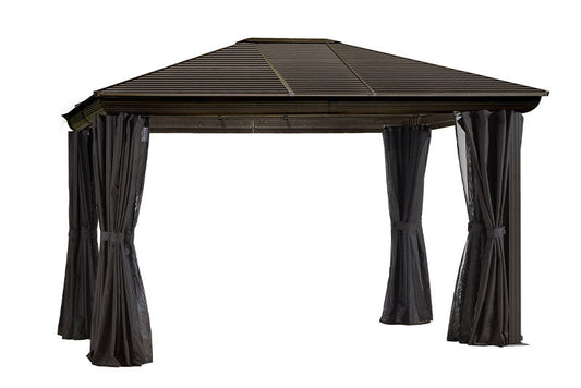 Gazebo Penguin Venus Gazebo with Metal Roof 10 Ft. x 12 Ft.