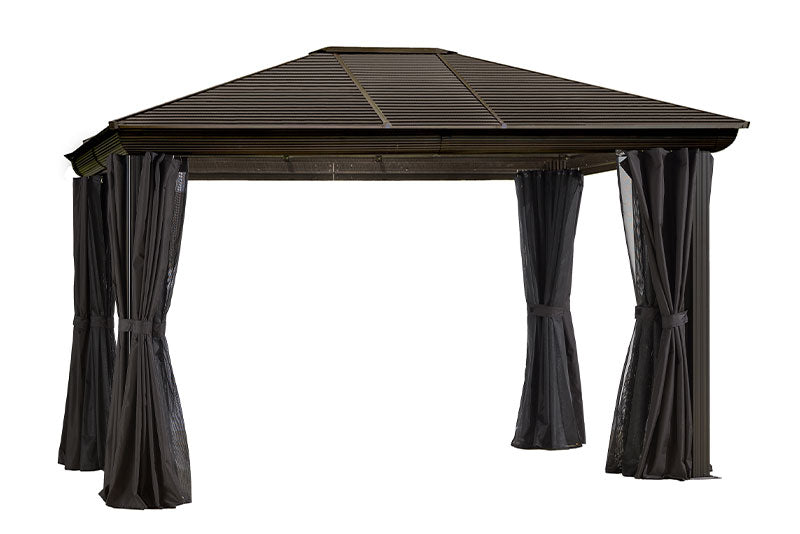 Gazebo Penguin Venus Gazebo with Metal Roof 10 Ft. x 14 Ft.