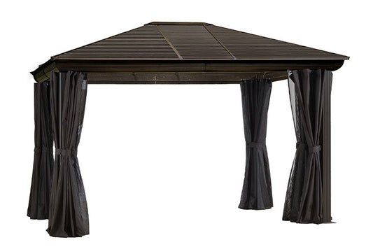 Gazebo Penguin Venus Gazebo with Metal Roof 10 Ft. x 14 Ft.