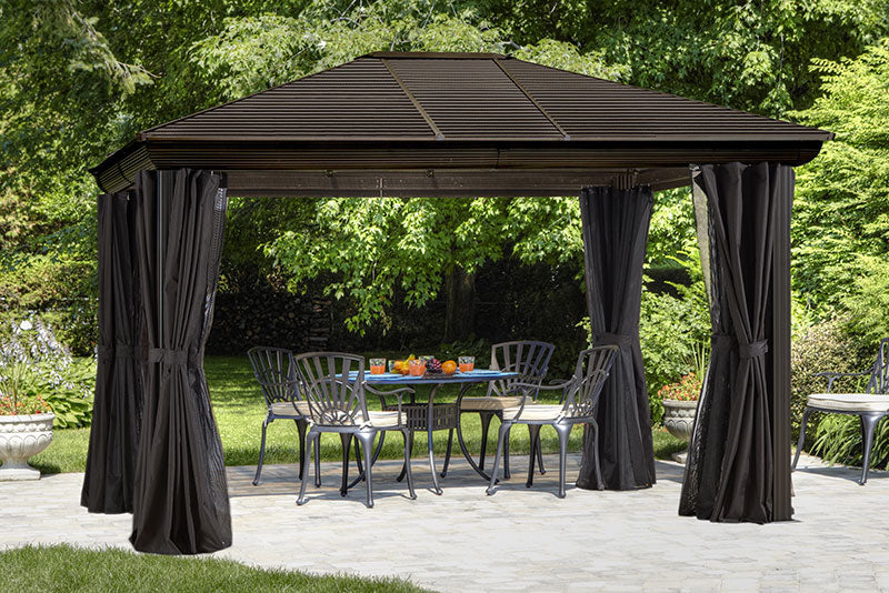 Gazebo Penguin Venus Gazebo with Metal Roof 10 Ft. x 14 Ft.