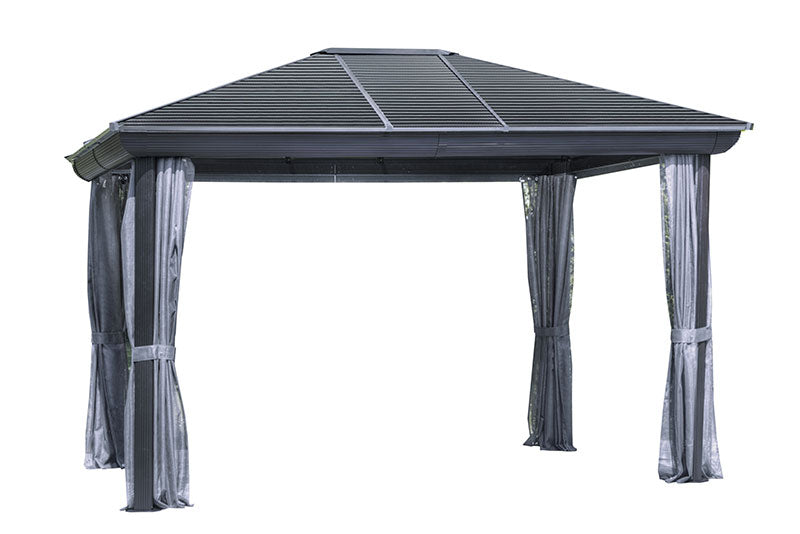 Gazebo Penguin Venus Gazebo with Metal Roof 10 Ft. x 14 Ft.