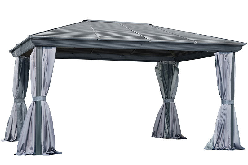 Gazebo Penguin Venus Gazebo with Metal Roof 12 Ft. x 14 Ft.