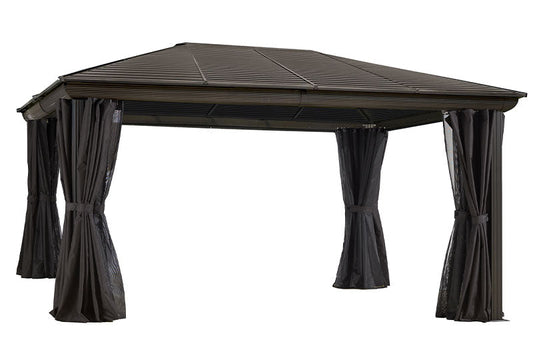 Gazebo Penguin Venus Gazebo with Metal Roof 12 Ft. x 16 Ft.