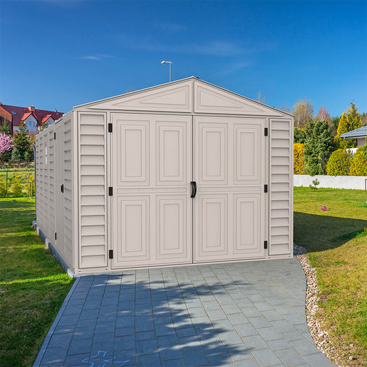 10×15 ft Vinyl Garage, Vinyl Storage Shed