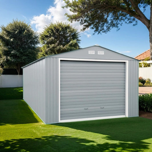 12x26 ft Metal Garage, Metal Storage Shed