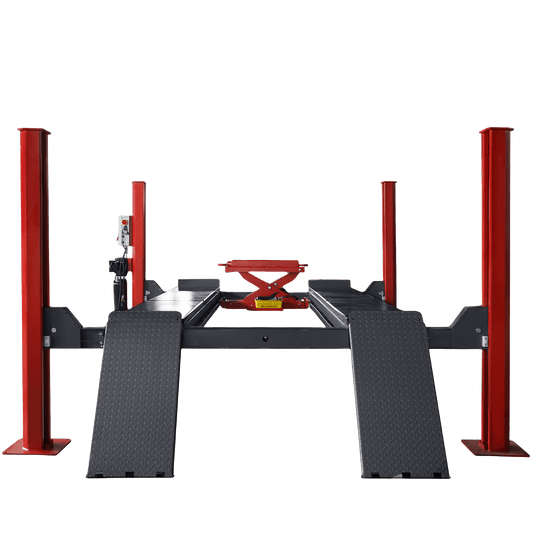 KT-4H150 Heavy Duty 4-Post Alignment Lift 15,000lbs. Rolling Jack Included