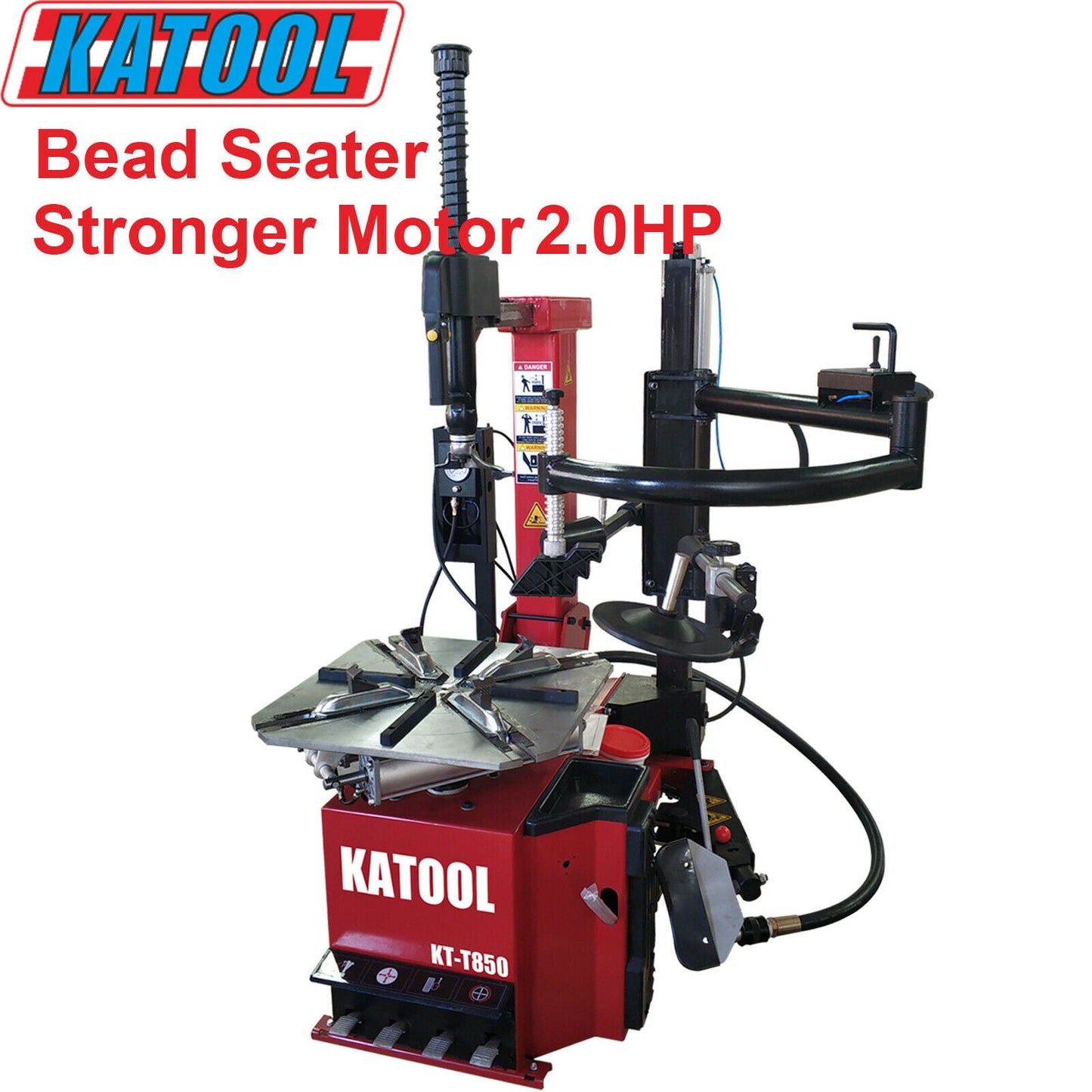 KT-T850 Tilt-Arm Wheel Clamp Tire Changer Machine