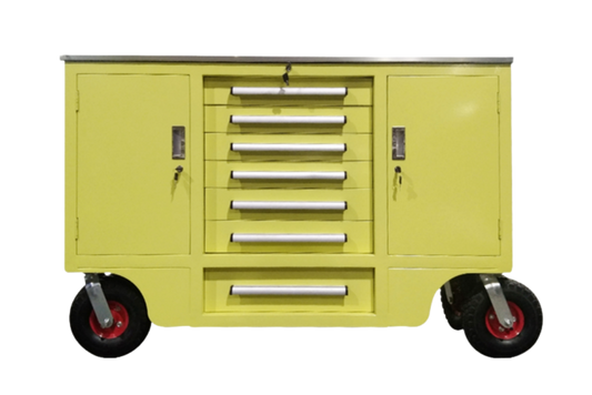 4.5ft Storage Cabinet (7 Drawers & 2 Cabinets)