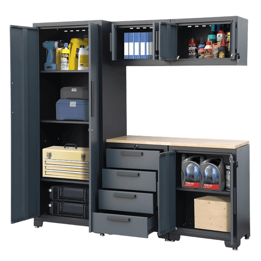 6-Piece Garage Storage Cabinet Set