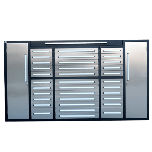 9ft Storage Cabinet (34 Drawers)