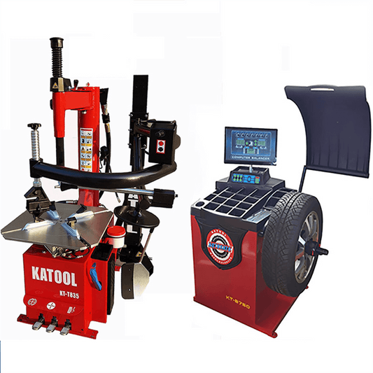 2.5 HP Tire Changer Wheel Changers Combo Wheel Balancer (T835+B750)